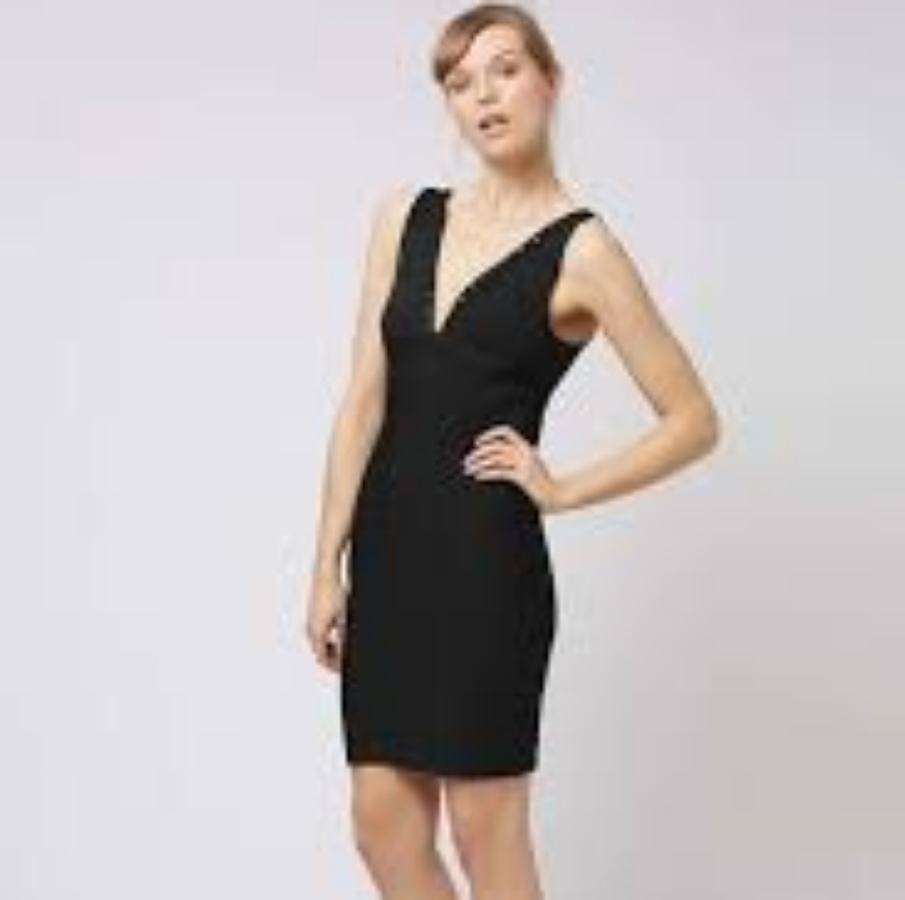 TopShop Studded Contouring Bodycon Black Dress 2 Summer Wedding Guest